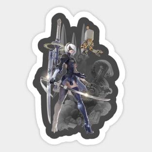 2b Calibur Sticker